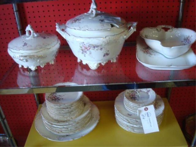 German Porcelain Service. Approx 45