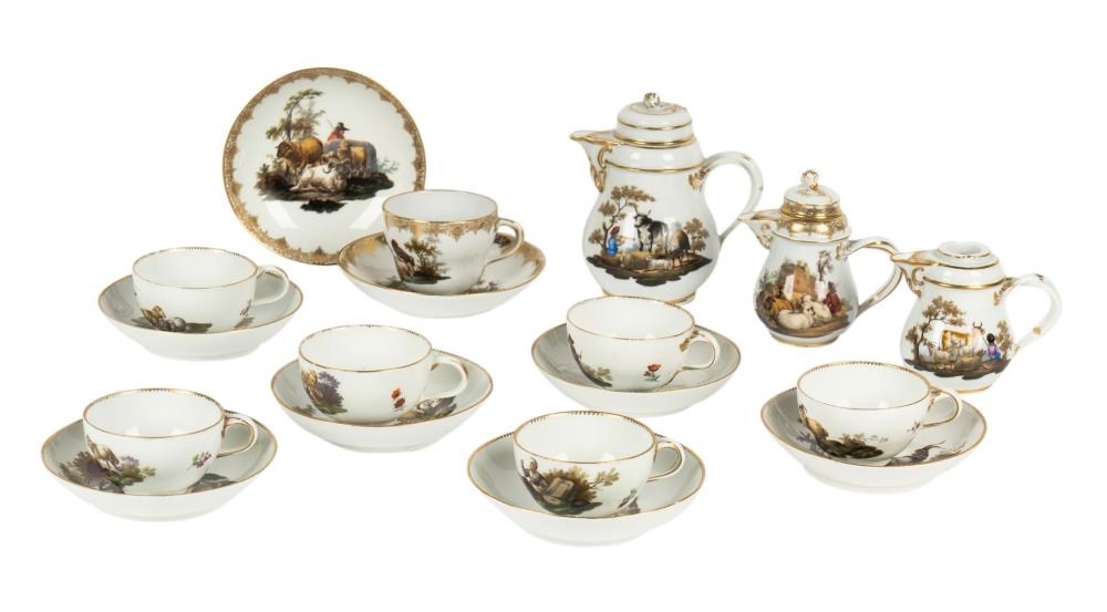 GERMAN PORCELAIN TEA