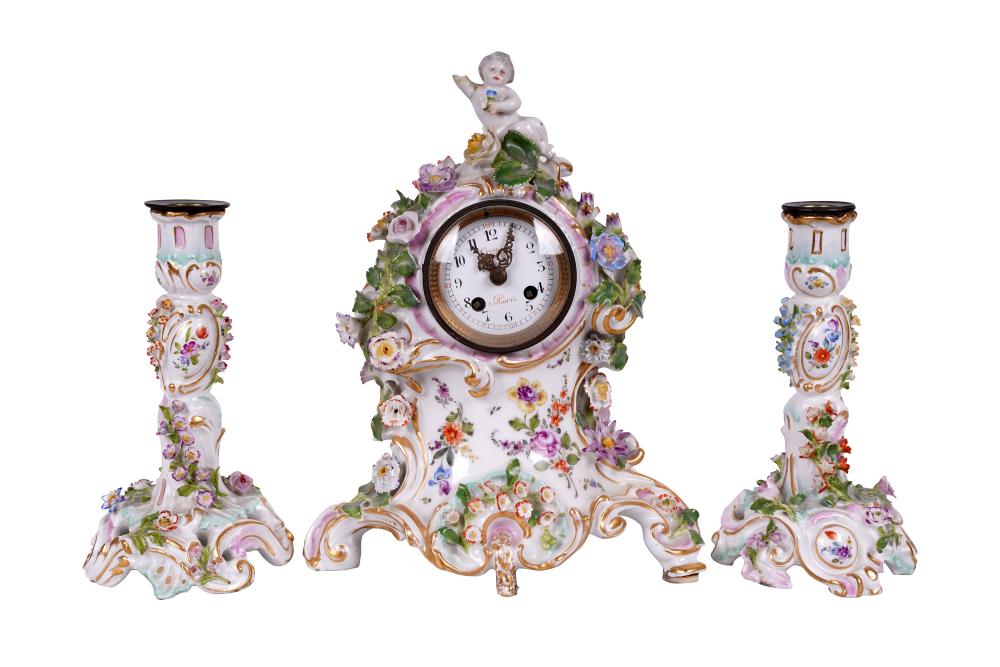 GERMAN PORCELAIN THREE PIECE