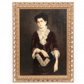 GERMAN PORTRAIT OF A LADY, OIL