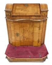 GERMAN PRIE DIEU SLANT LID CAB