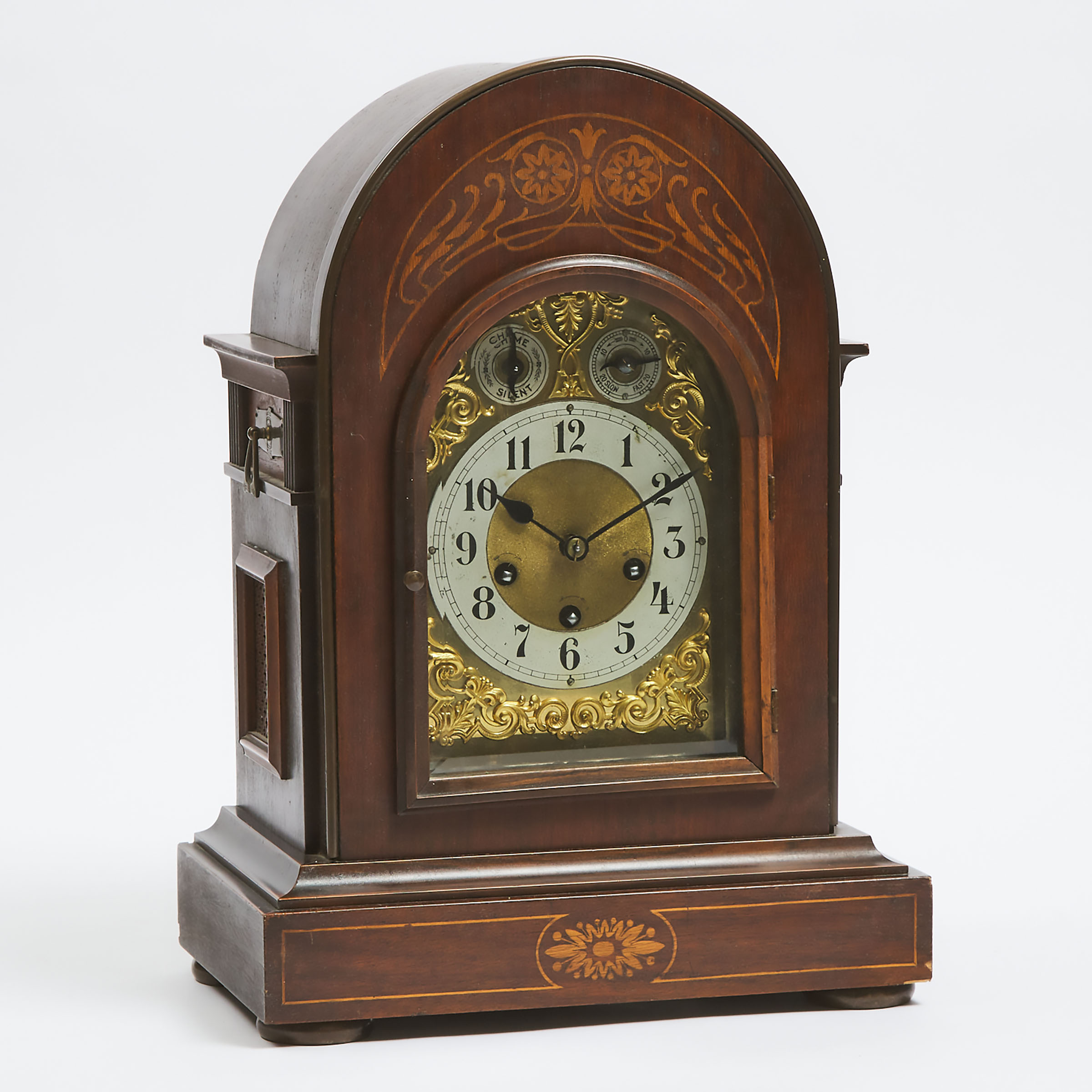 German Quarter Chiming Mahogany