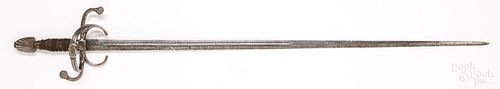 GERMAN RAPIER, WITH SHELL