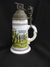 German Regimental Lithopane Po