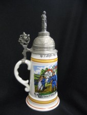 German Regimental Lithopane Po