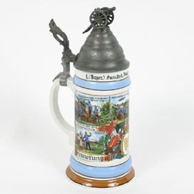 German regimental porcelain