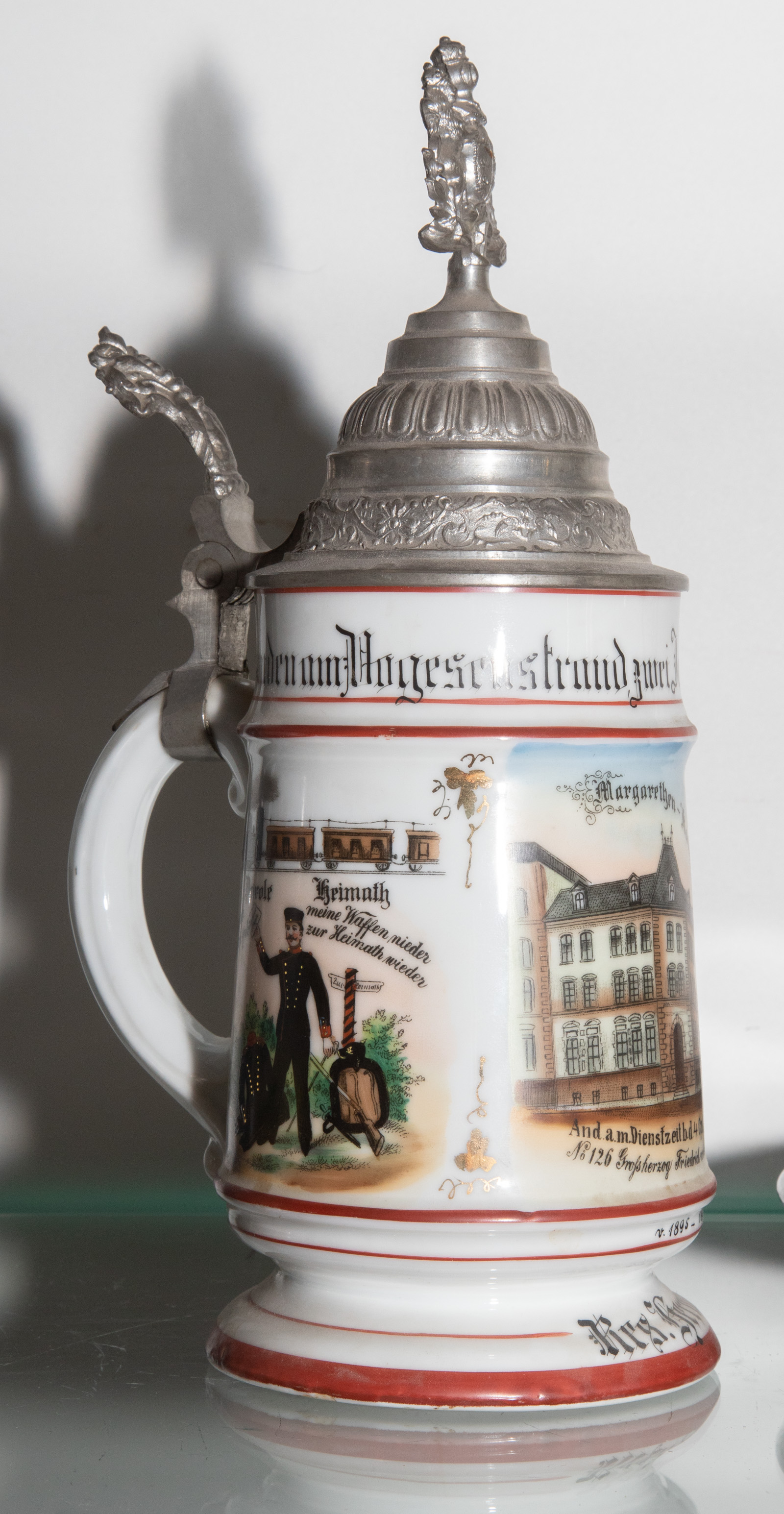 GERMAN REGIMENTAL STEIN Circa 1900,