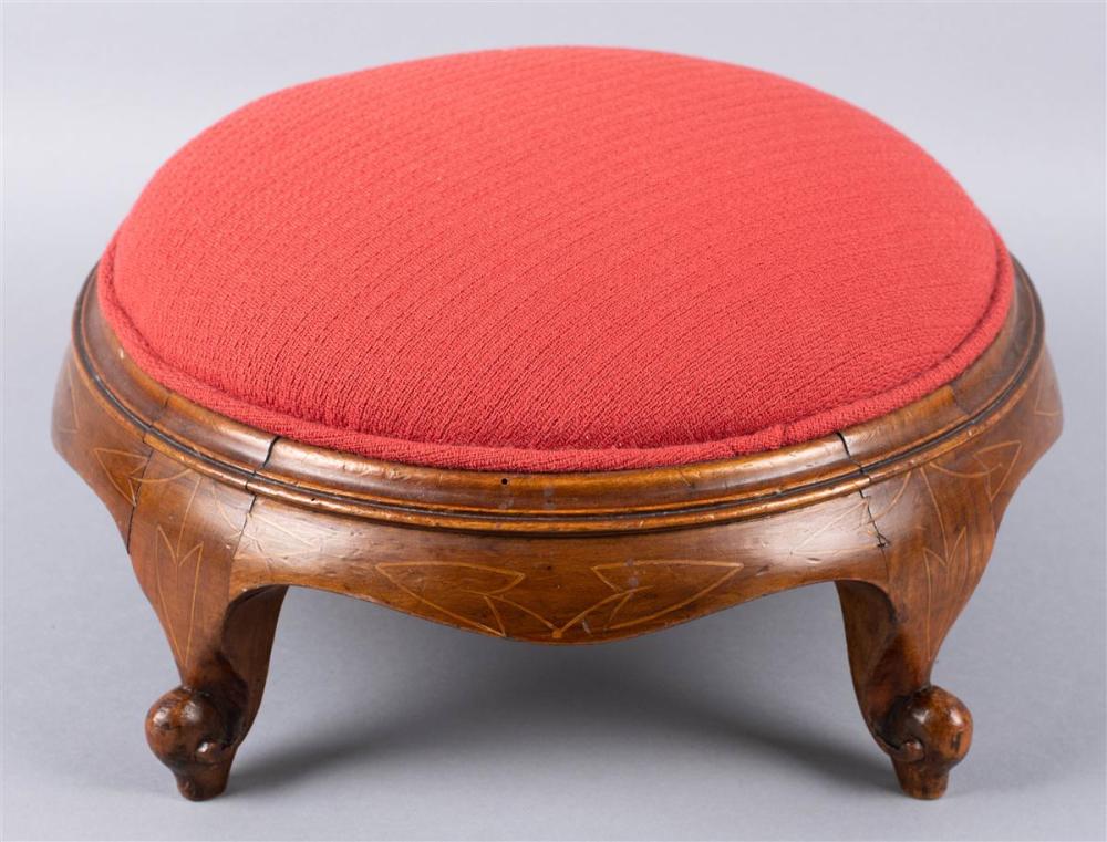 GERMAN ROCOCO REVIVAL FOOTSTOOL,
