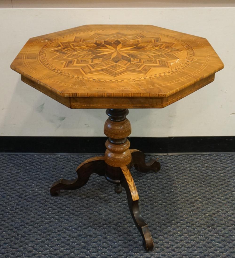 GERMAN ROCOCO STYLE SATINWOOD AND