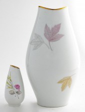 GERMAN ROSENTHAL PORCELAIN VAS
