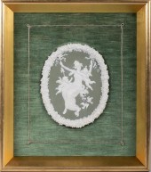 GERMAN SAGE-GREEN JASPERWARE O