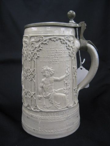 German Salt Glaze Pottery Stein
