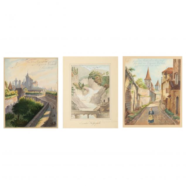 GERMAN SCHOOL (19TH CENTURY), THREE