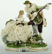 German Schreiber Porcelain Fig
