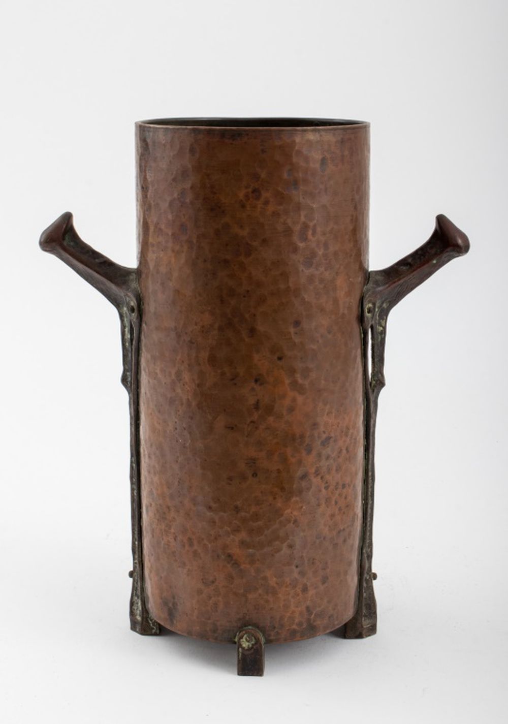 GERMAN SECESSIONIST HAMMERED COPPER