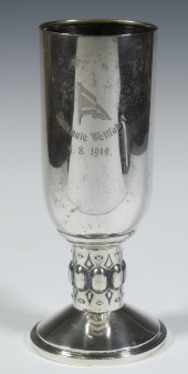GERMAN SILVER 1912 YACHT RACIN