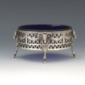 GERMAN SILVER AND COBALT BLUE