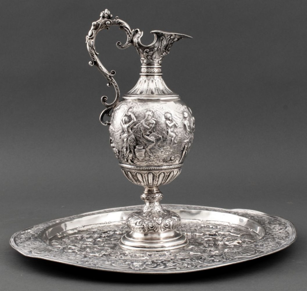 GERMAN SILVER BACCHANALIAN MOTIF