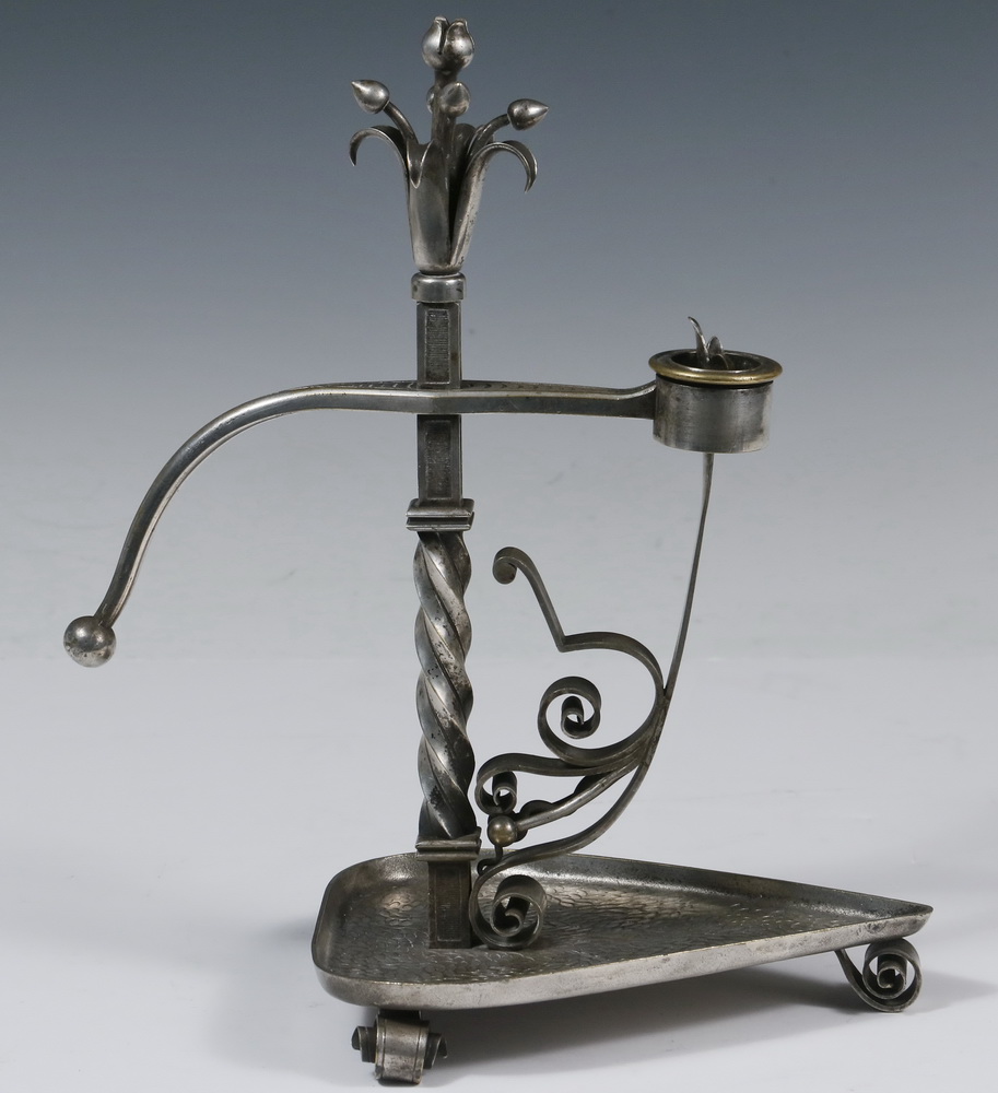 GERMAN SILVER CANDLEHOLDER Circa