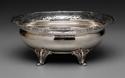 German Silver Center Bowl late