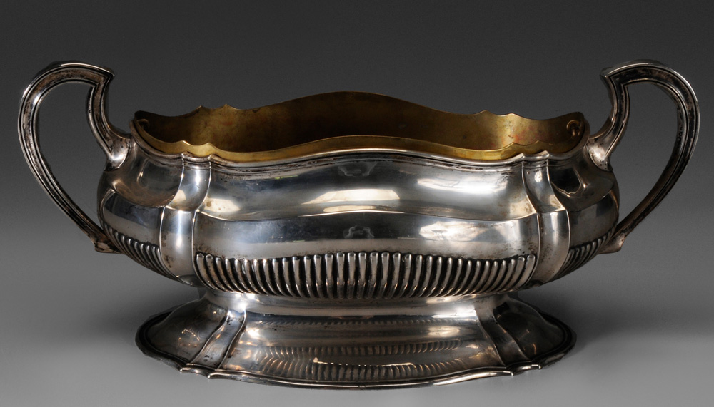 German Silver Center Bowl late
