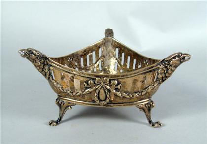 German silver centerpiece basket