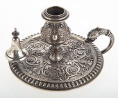 GERMAN SILVER CHAMBERSTICK BY