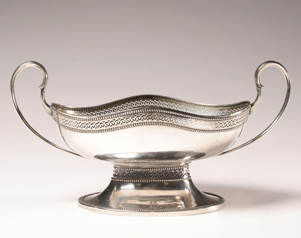German silver double handled