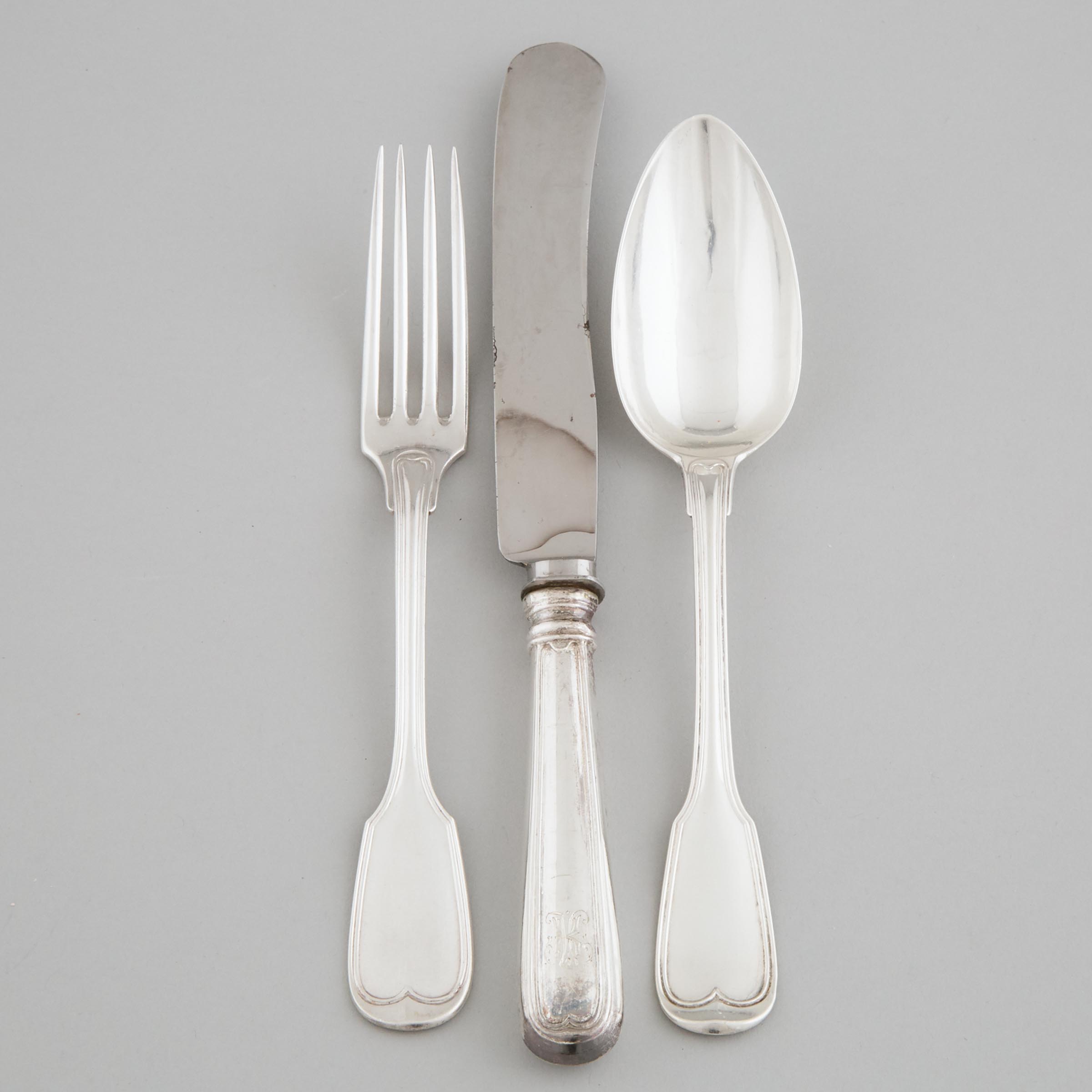 German Silver Fiddle and Thread