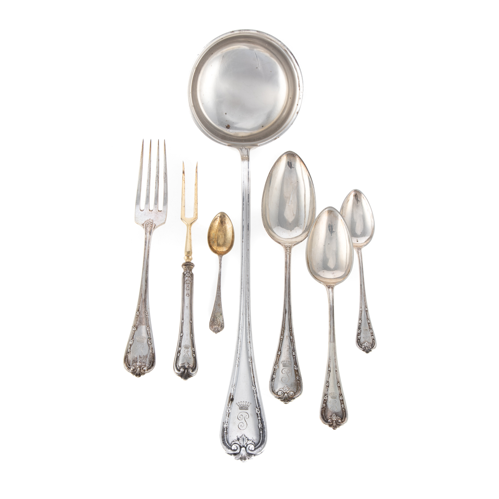 GERMAN SILVER FLATWARE BY EDUARD