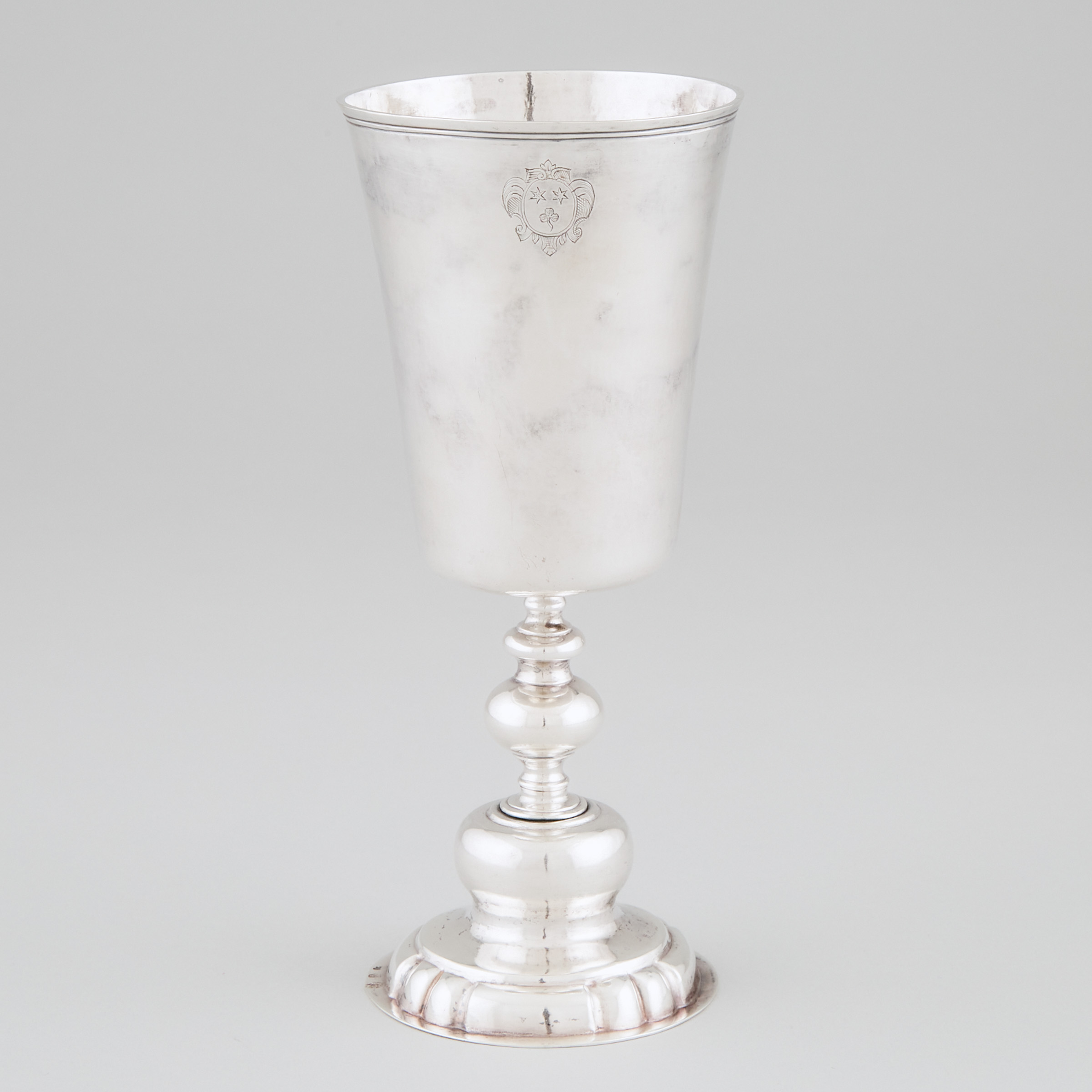 German Silver Goblet, Caspar