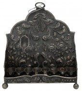 GERMAN SILVER HANUKKAH LAMPGer