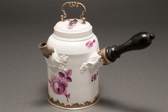 German silver-mounted Meissen style