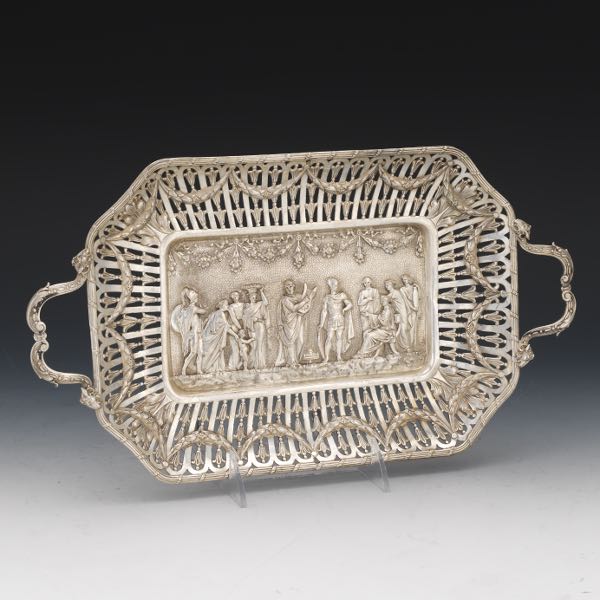 GERMAN SILVER NEOCLASSICAL DOUBLE