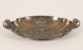 German silver repousse bowl, H