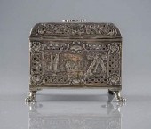 GERMAN SILVER TABLE CASKETA ve