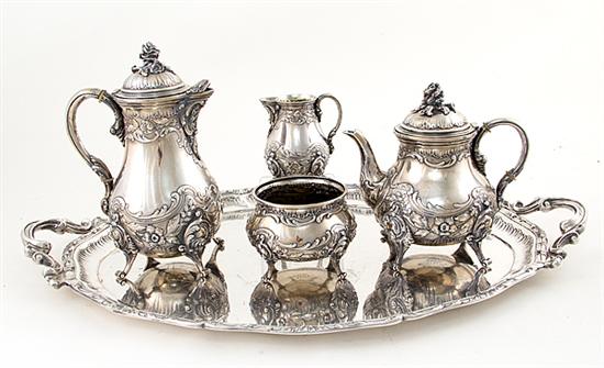 German silver tea and coffee