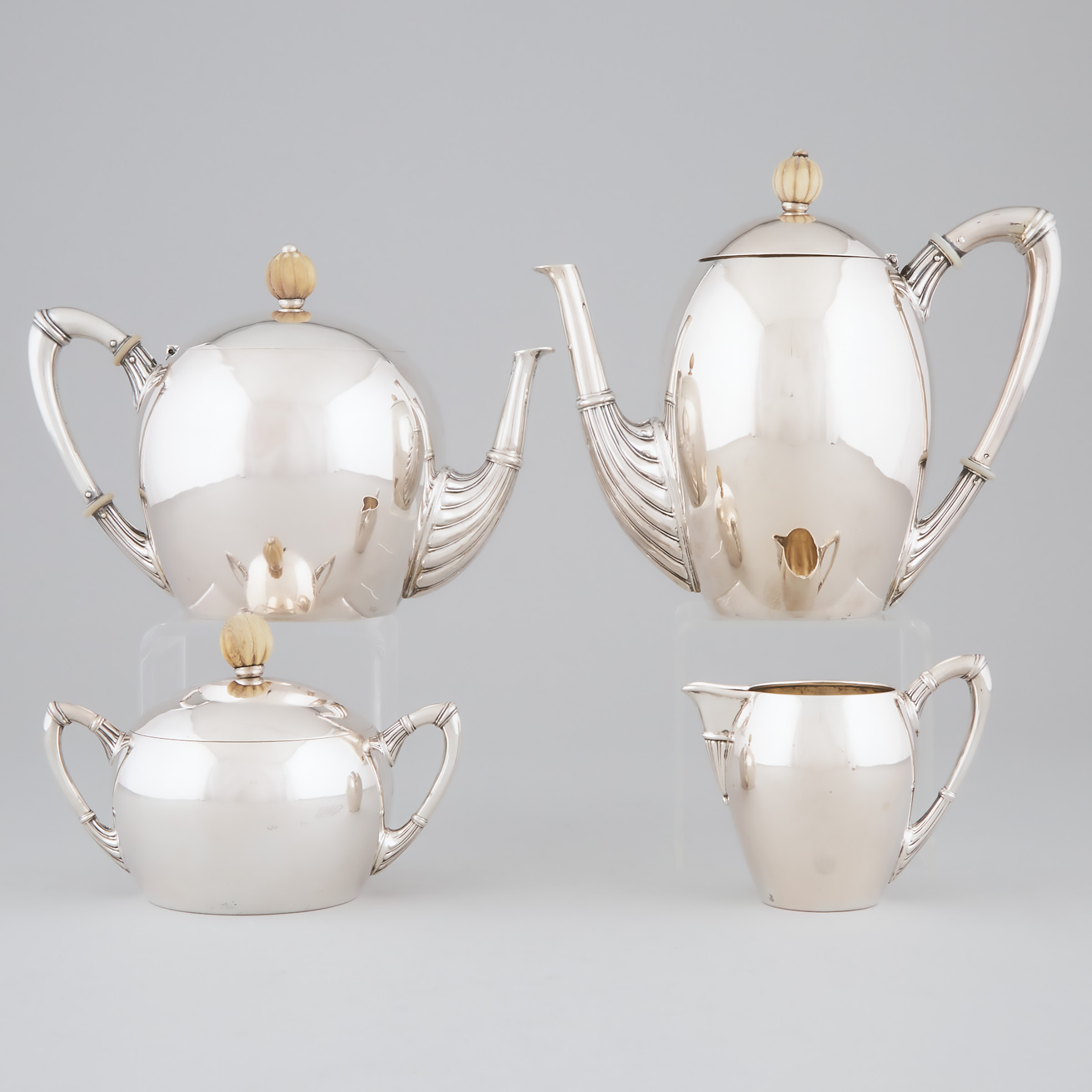 German Silver Tea and Coffee