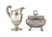 German silver tea caddy late 1