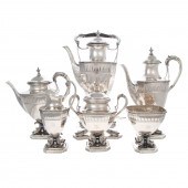 GERMAN SILVER TEA & COFFEE SER