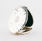GERMAN SILVER TRAVELLING MIRRO