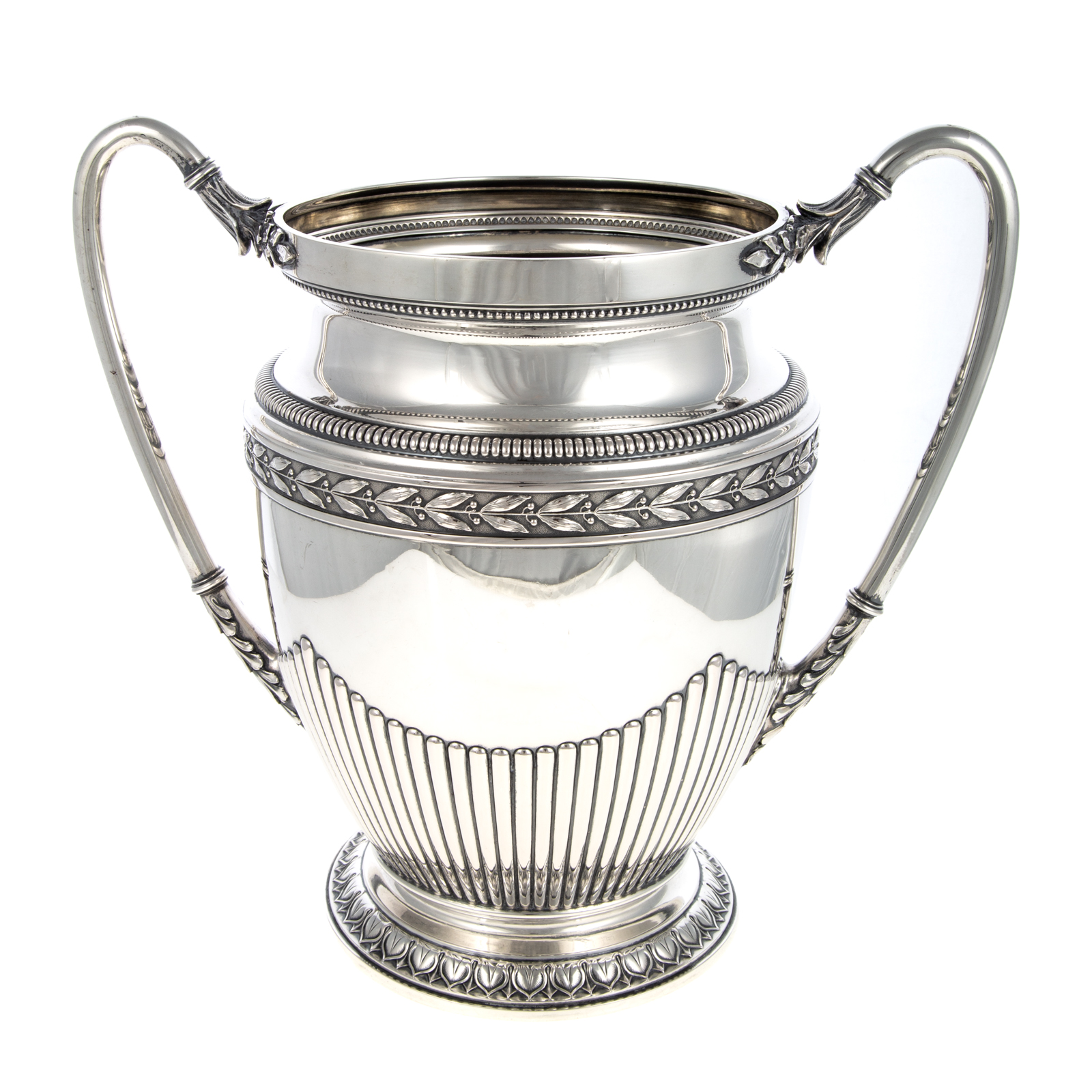 GERMAN SILVER VASE Koch & Bergfeld,