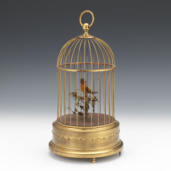 GERMAN SINGING BIRD AUTOMATON IN