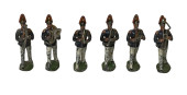 GERMAN SIX PIECE CAST LEAD MIL