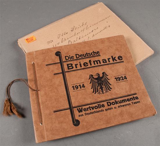 German Stamp Album Die Deutsche