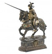 GERMAN STERLING SCULPTURE OF J