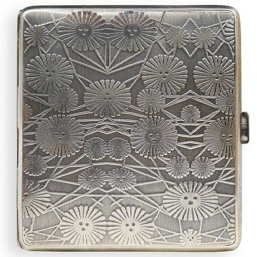 GERMAN STERLING SILVER CIGARETTE