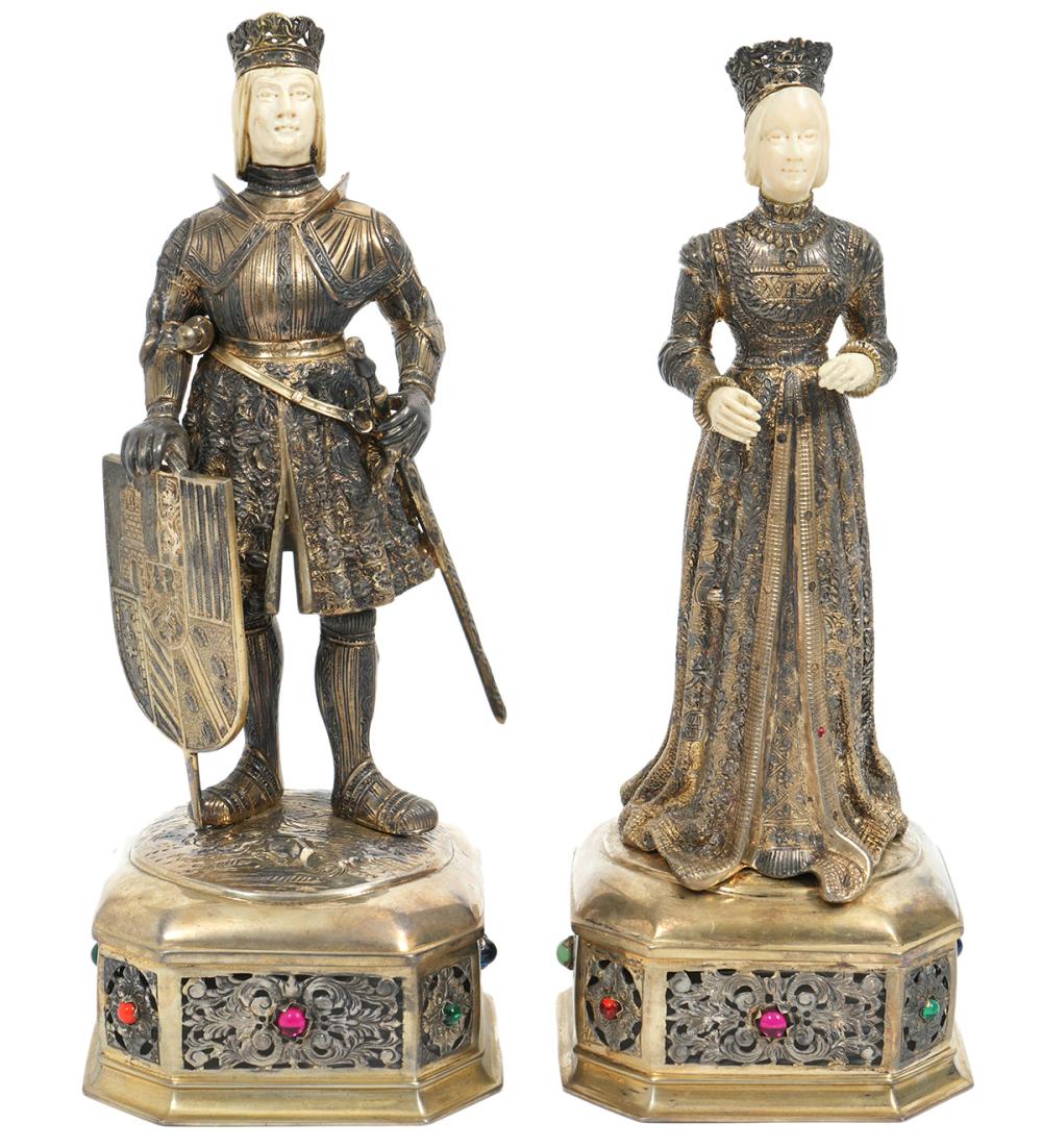 GERMAN STERLING SILVER & GILT