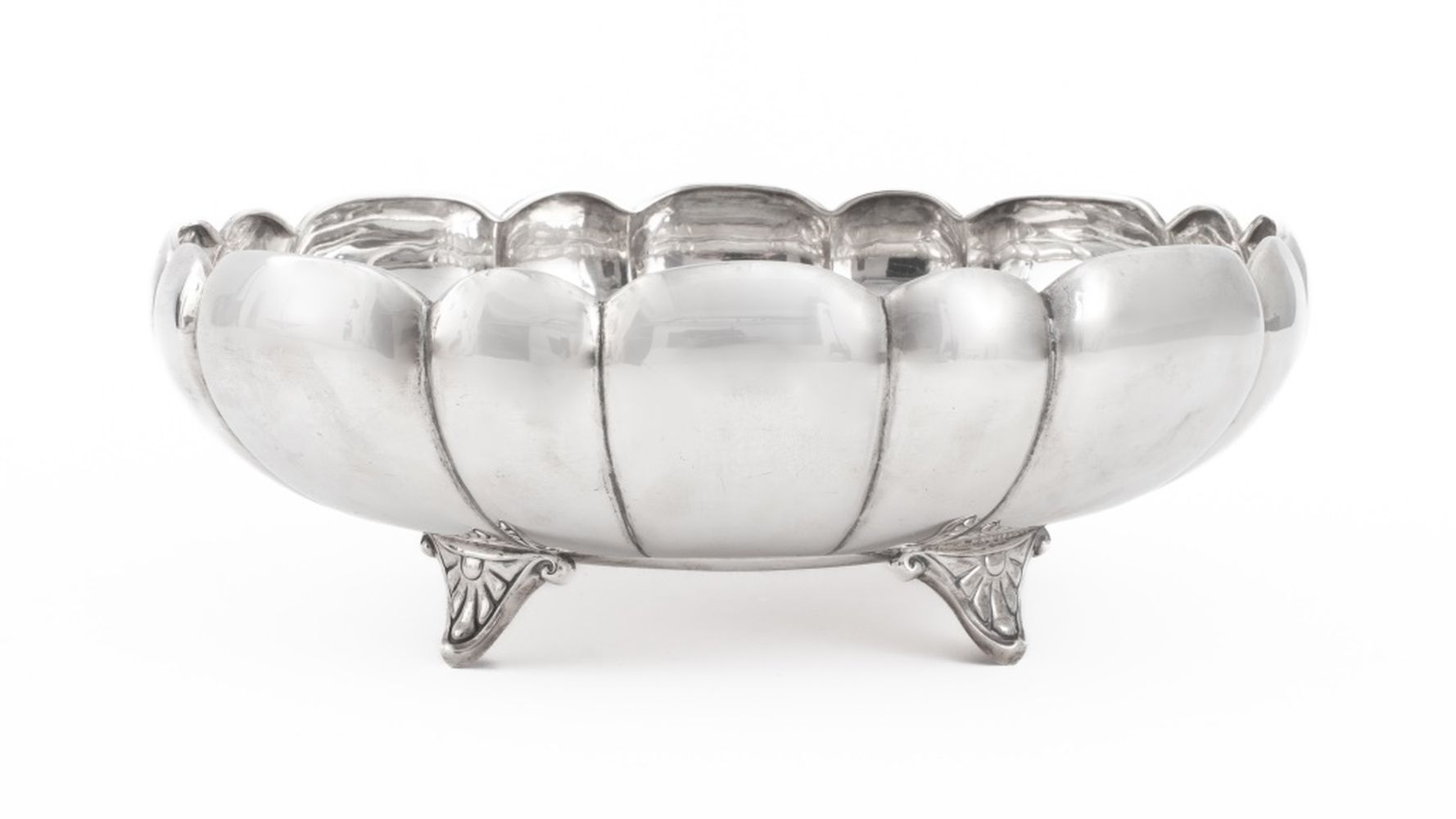 GERMAN STERLING SILVER LOBED