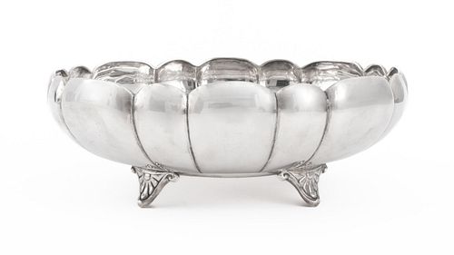 GERMAN STERLING SILVER LOBED